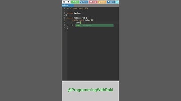 How to Run Your First Program - Hello world in C# #shorts #programming #youtubeshorts