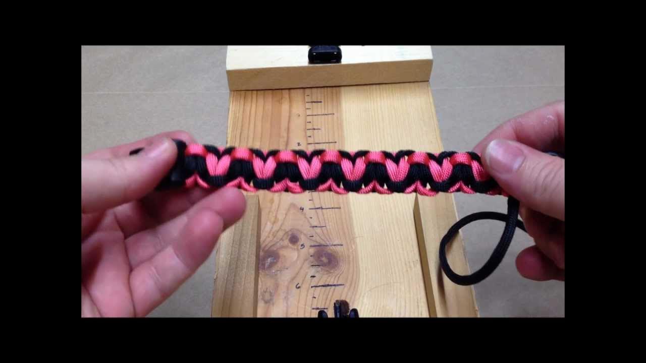 How to make a Solomons Heart Paracord Bracelet (Locked-in-Love) 