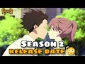 Scilent Voice Season 2 RELEASE DATE out.? 😳 Hindi | Diplomaanimewala | DAW | #anime #scilentvoice