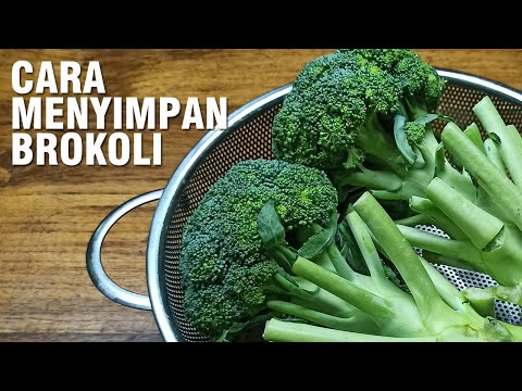 Cara menyimpan brokoli di kulkas agar tetap segar dan renyah | How to store broccoli