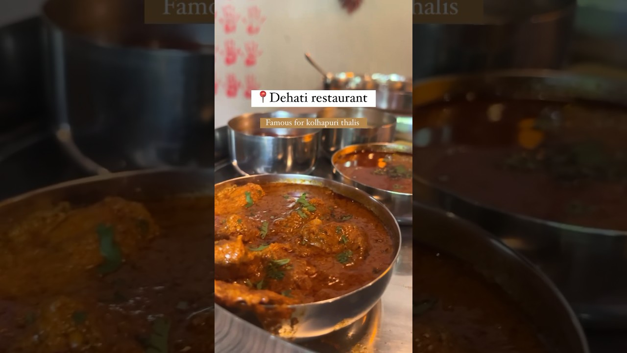 Dehaati restaurant in Pune #nonveg #mutton #thali #gavranrecipe #kolhapur #food #blogger