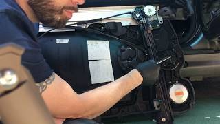 Mini Cooper R56 squeaking window regulator fix