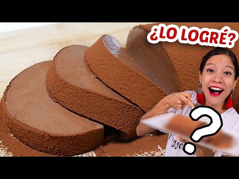 PROBANDO EL POSTRE MÁS VIRAL DE YOUTUBE: CHOCOLATE MOUSSE CAKE - La Cooquette