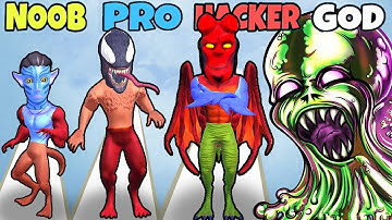 NOOB vs PRO vs HACKER vs GOD in Clone Rush