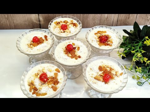 طريقه عمل عاشوراء كريمي بطعم زمان بكل سهوله