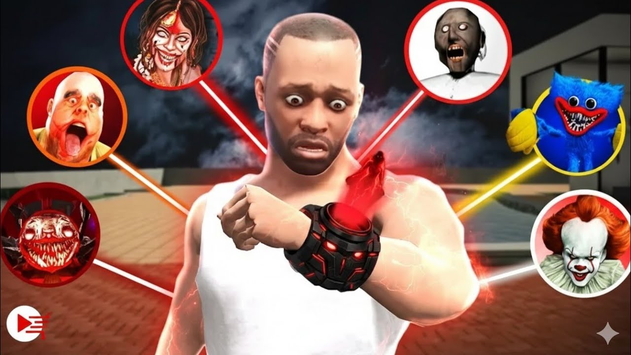  Franklin Ne Pakde Sabhi KHATARNAK BHOOT! 😱 Evil Watch Mystery in Indian Bike Driving 3D