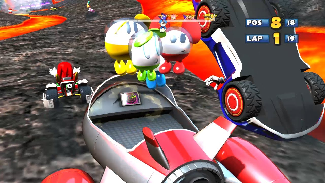 CHUCHUS Lava Lair 9 Laps Expert (Request) Sonic & Sega All-Stars Racing -PC