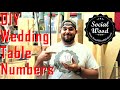 DIY Acrylic Table Number Signs - YouTube