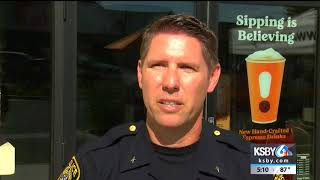 Santa Maria police climb atop Dunkin' Donuts roof to support Special Olympics