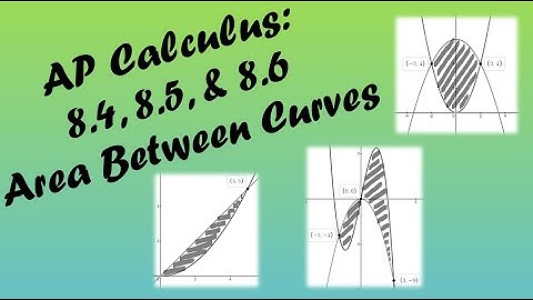 AP Calculus AB/BC Lesson 8.4, 8.5, and 8.6