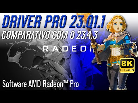 NOVO DRIVER PRO 23.Q1.1 - Comparativo com o 23.4.3 | Adrenalin Radeon - AMD Software Update