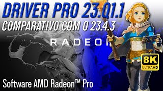 NOVO DRIVER PRO 23.Q1.1 - Comparativo com o 23.4.3 | Adrenalin Radeon - AMD Software Update