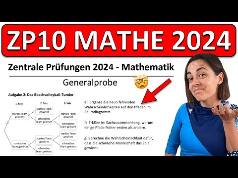 🚀🚀🚀 GENERALPROBE ZP 10 MATHE 2024 | Baumdiagramm Stochastik (Abschlussprüfung Realschule, Gymnasium)