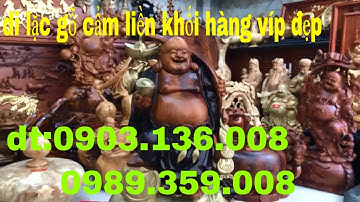 Di lặc đứng túi tiền vác gậy như ý gỗ cẩm liền khối ..zalo 0903.136.008