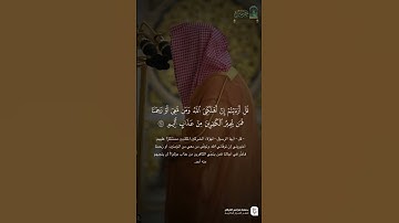 أفمن يمشي مكبا على وجهه أهدى أمن يمشي سويا على صراط مستقيم #خالد_المهنا #سورة #الملك #حالات_واتس