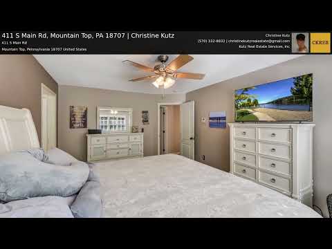 411 S Main Rd, Mountain Top, PA home video tour