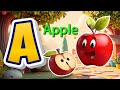A for Apple A B C | Fun Alphabet Song for Kids | Learn ABCs with Music Colorful 3D Animation D64