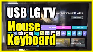 How to Connect USB Mouse & Keyboard to your LG TV (Easy Tutorial)