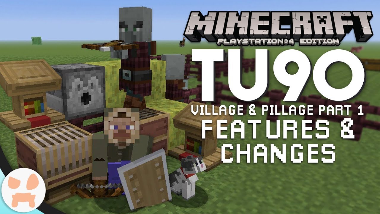 Village Pillage Part 1 Tu90 Features Changes Minecraft Playstation 4 Youtube