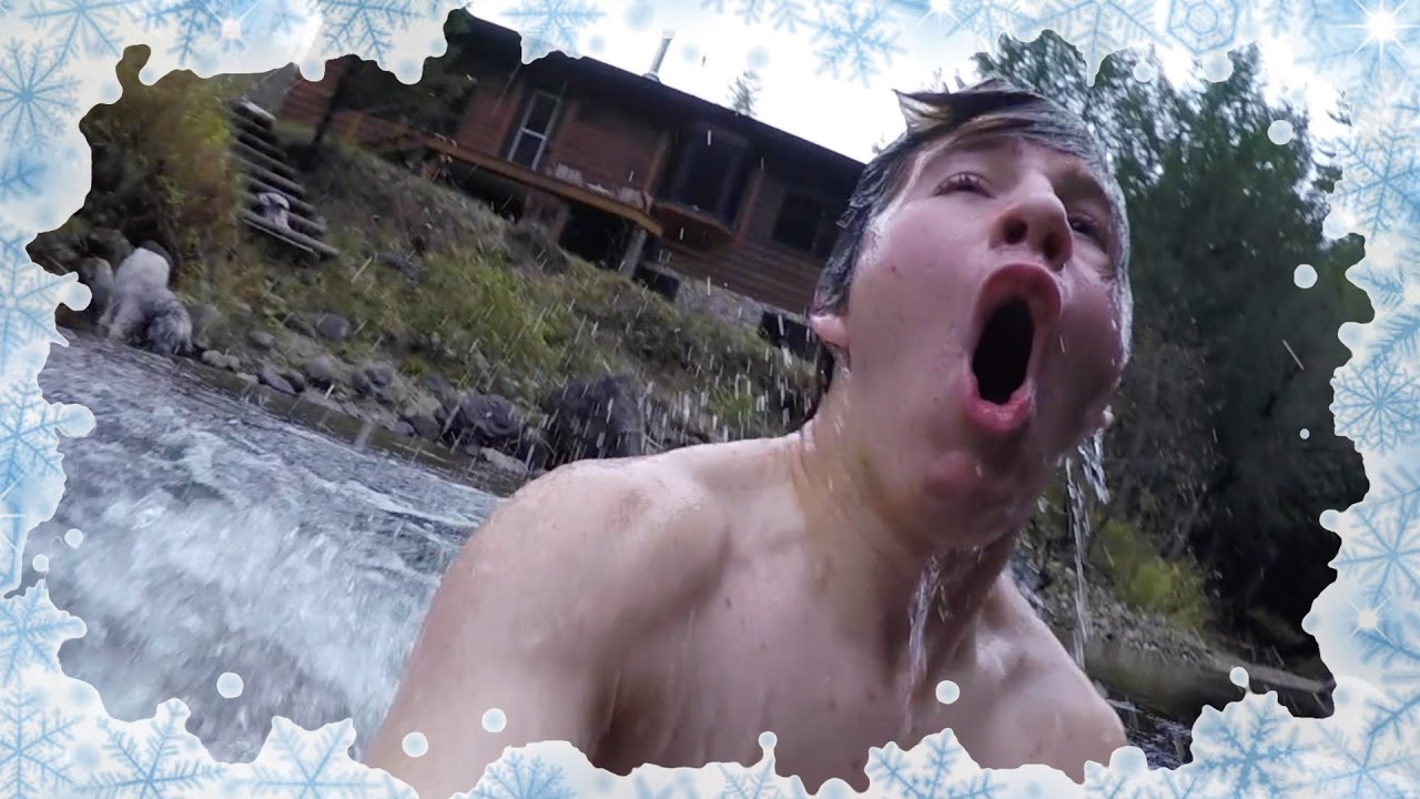 cold brew coffee ICE RIVER CHALLENGE!!
