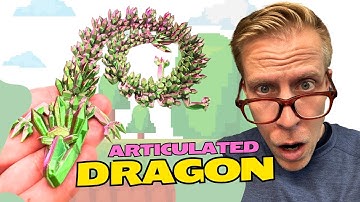 WATCH ME 3D Print this Articulated Dragon!