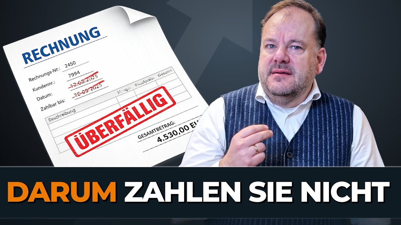 Kunden zahlen nicht? 3 Fehler, die Handwerker bei Rechnungen machen