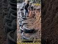 Eco Friendly Retaining Wall Construction Using Upcycled Tires #dailywork