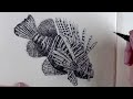 Drawing a Fish with Fineliners: How to Master Realistic Details – Live Tutorial - Part 2