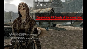 What Happens When You Use Console Commands to Complete Every Quest in Modded Skyrim at The Same Time