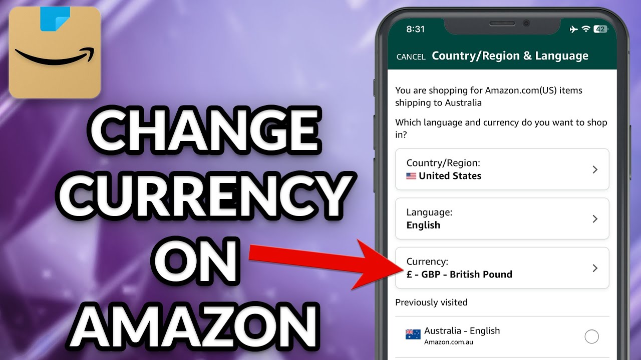 How To Change Currency On Amazon Mobile YouTube How To Change Currency On Amazon Mobile YouTube