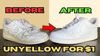 How To Clean White Air Force Ones