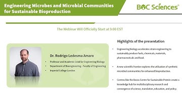 Engineering Microbes & Microbial Communities for Sustainable Production — Dr. Rodrigo Ledesma-Amaro