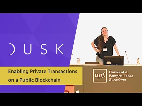 Enabling Private Transactions on a Public Blockchain by Marta Bellés at UPF