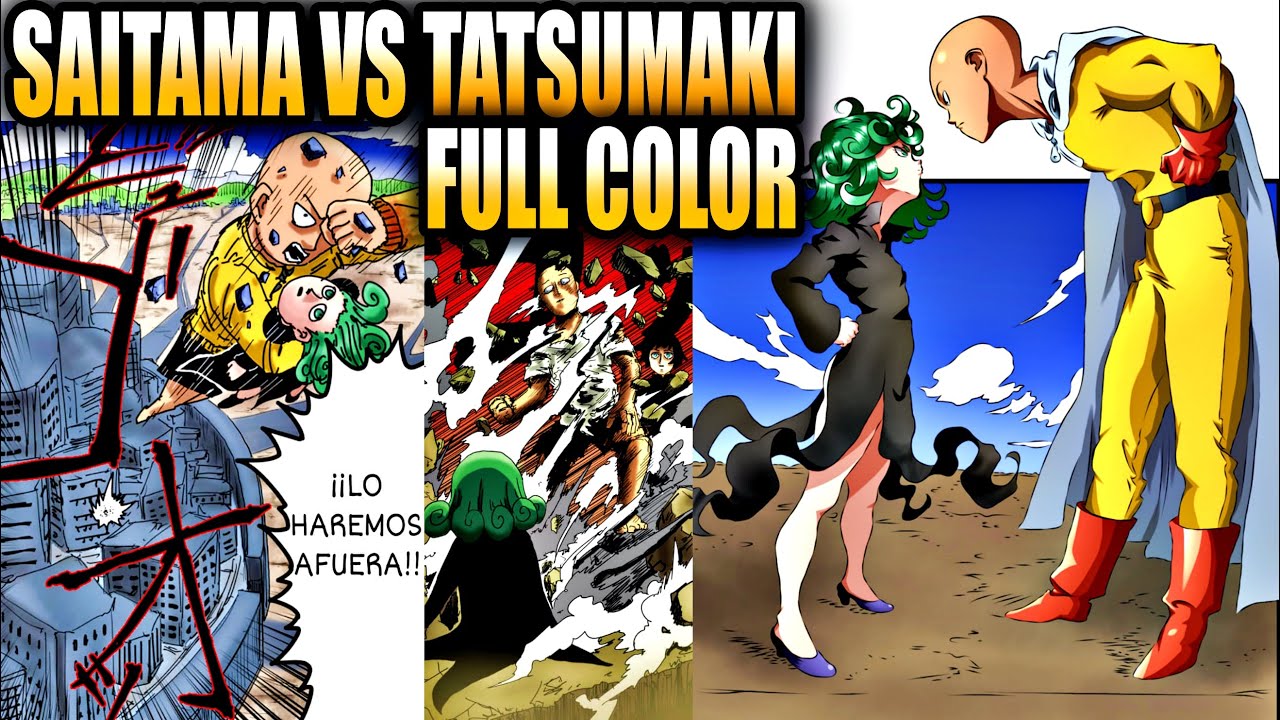 SAITAMA VS TATSUMAKI FULL COLOR - LA PRIMERA PELEA DE PAREJA WEB COMIC