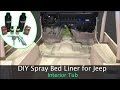 DIY Spray Bed Liner for Jeep Wrangler Interior Tub (U-POL Raptor Liner)