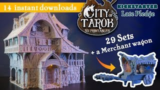 City of Tarok: 3D printable medieval buildings