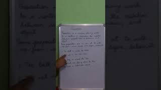 Class-2 Subject- English Grammar Topic - preposition