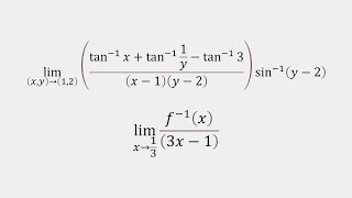 IIT-JEE Advance (2023) Limits Series Question-7