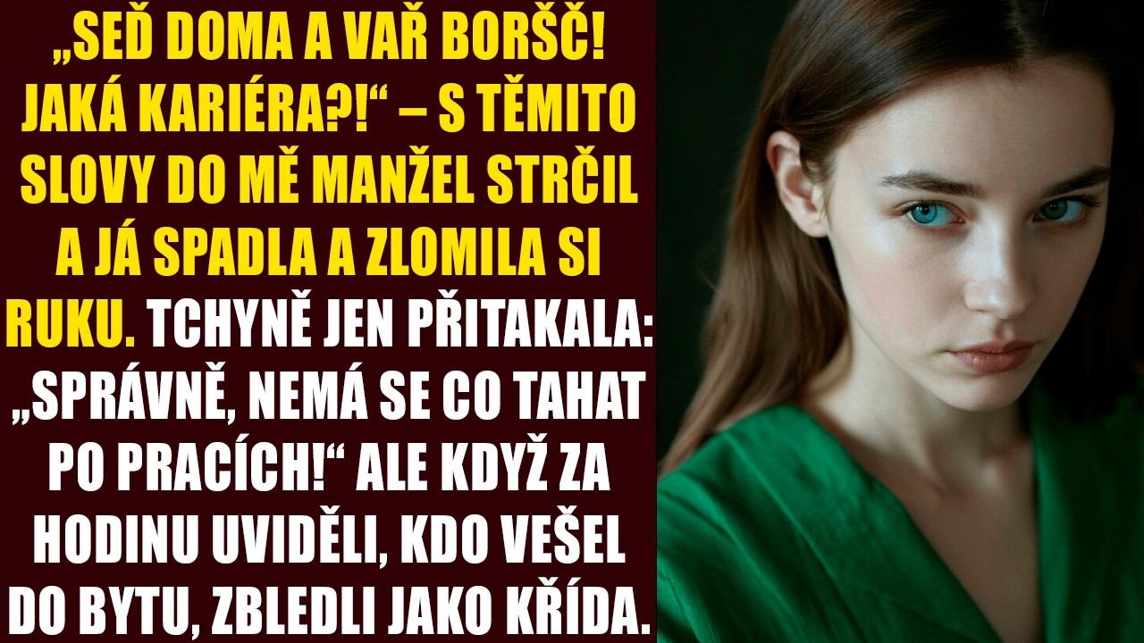 Manžel mi zlomil ruku, abych nešla na pracovní pohovor, a jeho matka naříkala: „Vydrž, synáček je..