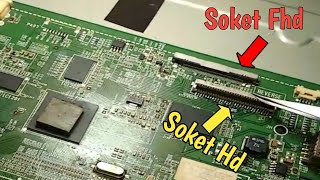 Ganti Panel FHD dengan Panel HD , Ganti Panel Beda Resolusi  - SOLDER MAN