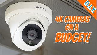 FANTASTIC cheap 4K Security Cameras From Onwote  BETTER than Reolink!