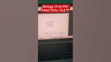Biology (314) How to make PRACTICAL FILE? | How to get the first page ready | NIOS #shorts #pract...