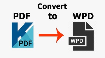How to convert pdf to wordperfect document using Kofax Power PDF