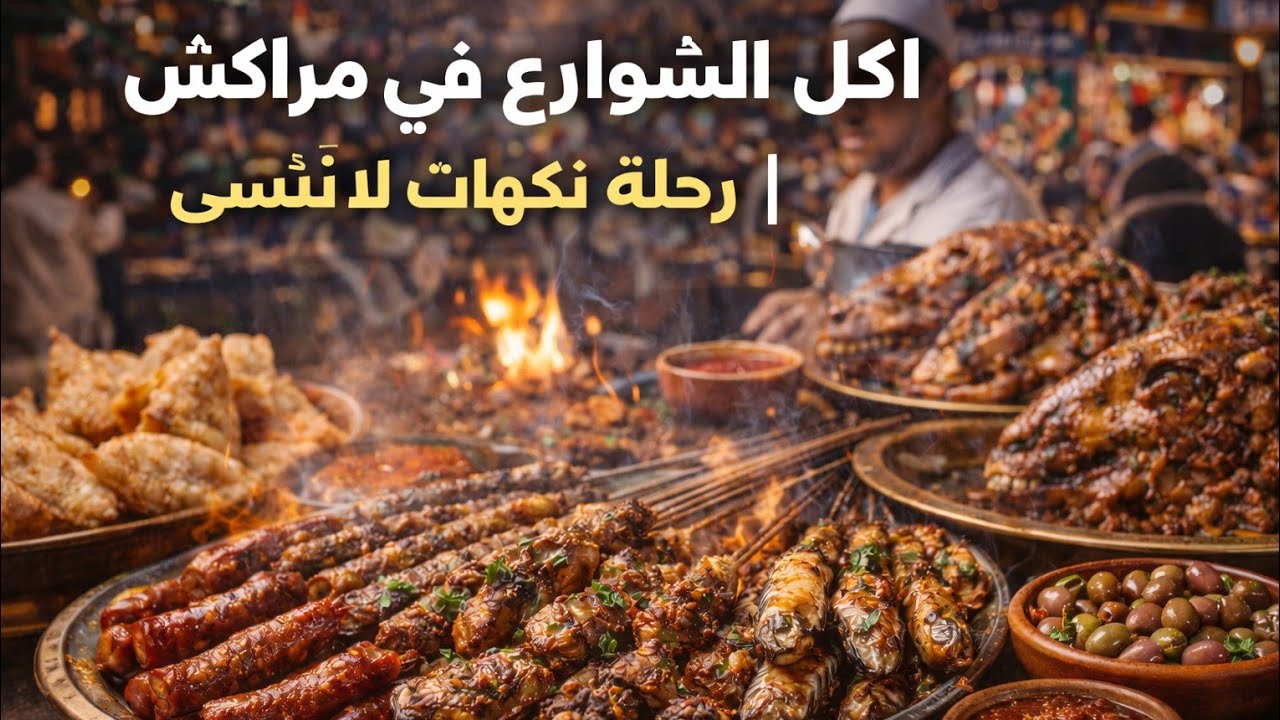 Marrakech Street Food – A Flavor Explosion in Morocco 🇲🇦