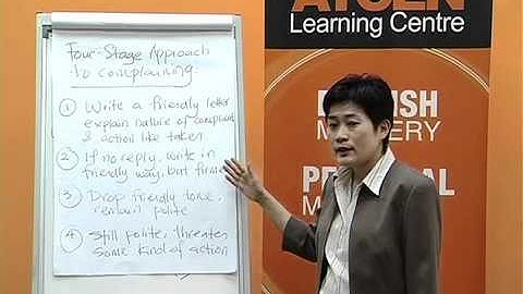 Tip 15 - Making Complaints