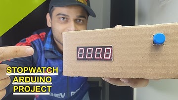 STOPWATCH with 4 digit 7 segment display Arduino project (part-1)