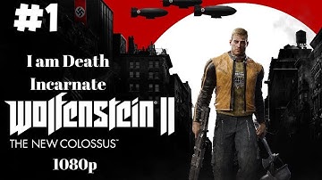Wolfenstein II: The New Colossus ~ Part 1 Gameplay Walkthrough~I Am Death Incarnate Difficulty~Ultra