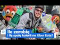 ILE zarobię &amp; ile KALORII spalę jako DOSTAWCA JEDZENIA w Uber Eats? 🤔🚴
