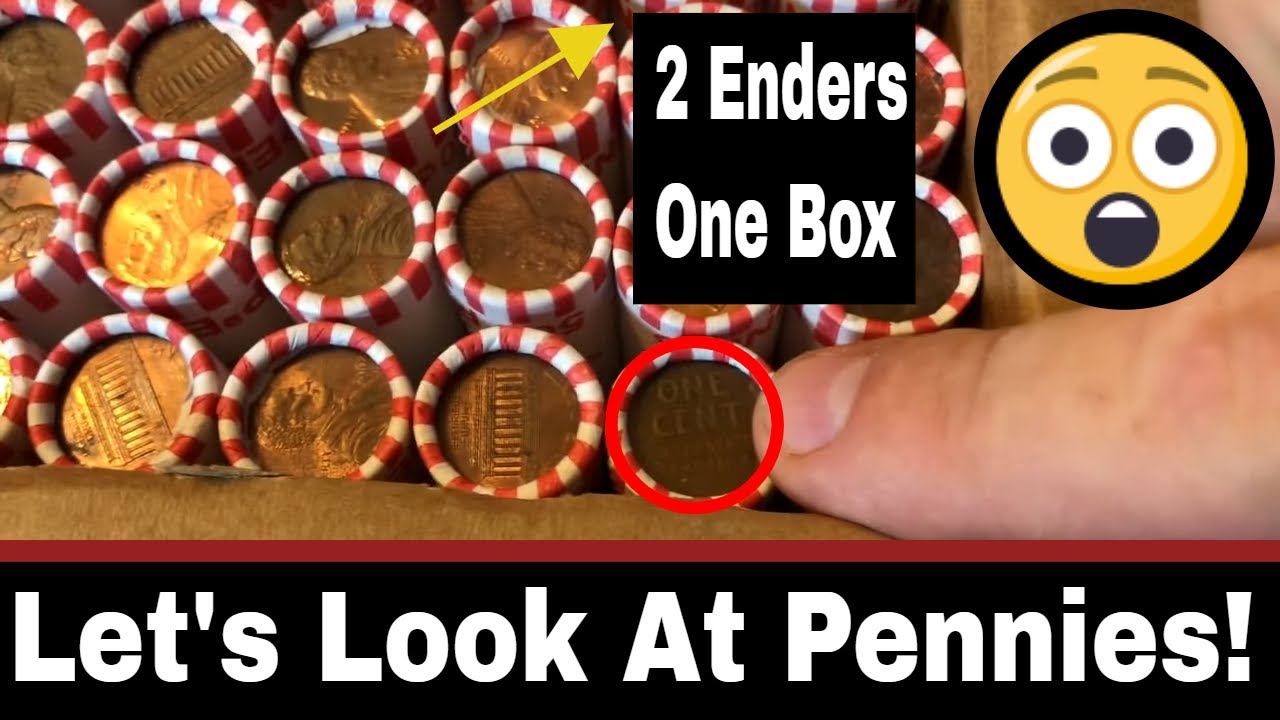 Roll Hunting Pennies! 2 Enders, 1 Box = ? - YouTube