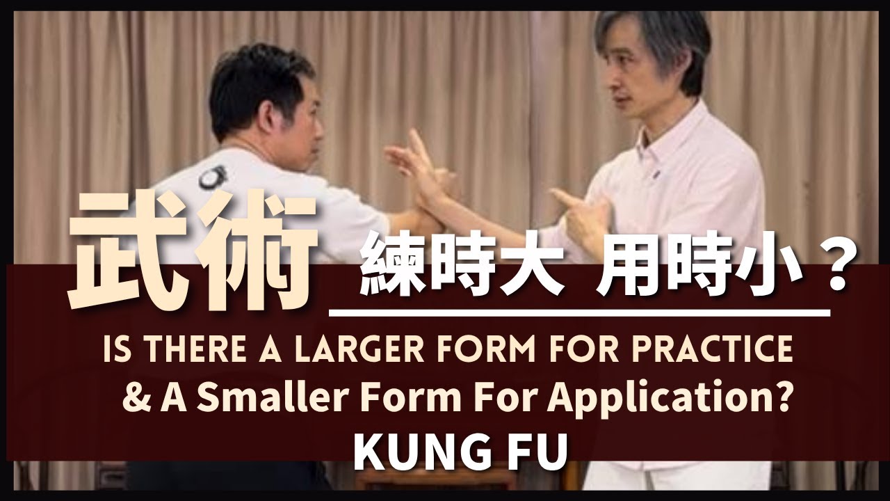 Kung FuIs There A larger Form For Practice & A Smaller Form For Application?  武術 是練時大 用時小？